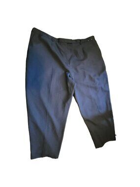 Working Classics Wool Blend Lined Pants Black Womans Size 28 Plus JJ3095